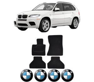 Set Covorase Presuri BMW Seria X5 (E70) din 2006-2013, Auto, Material Textil Mocheta, BMW - Img 2