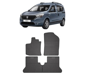 Set covorase presuri DACIA DOKKER Box Body/MPV din 2012-2021, auto, din cauciuc thermoplastic, DACIA - Img 2