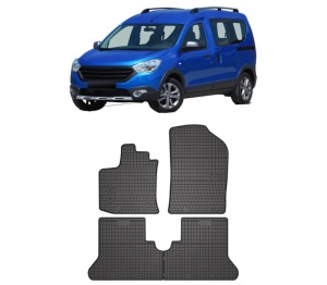 Set covorase presuri DACIA DOKKER MPV (KE_) din 2012-2021, auto, din cauciuc thermoplastic, DACIA - Img 2