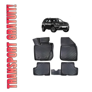 Set covorase presuri DACIA DUSTER 4X2 HS din 2010-2018, auto, din cauciuc thermoplastic - Img 8