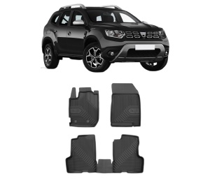 Set covorase presuri DACIA DUSTER (HM_) din 2017-2022, auto, din cauciuc thermoplastic, DACIA - Img 2