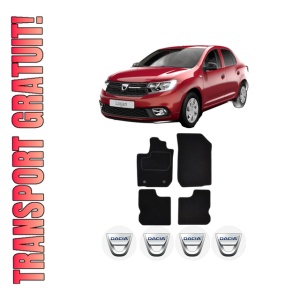 Set Covorase Presuri DACIA LOGAN II din 2012-2017, Auto, Material Textil Mocheta, DACIA
