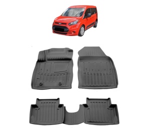 Set covorase presuri FORD ECOSPORT II din 2013-2023, auto, din cauciuc thermoplastic - Img 2