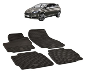 Set covorase presuri FORD S-MAX din 2007-2015, auto, din cauciuc thermoplastic - Img 2