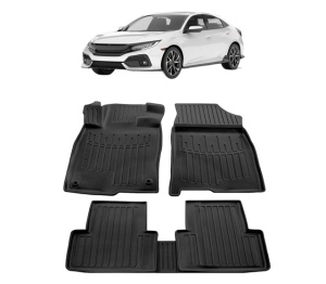 Set covorase presuri HONDA CIVIC SEDAN din 2017, auto, din cauciuc thermoplastic - Img 2