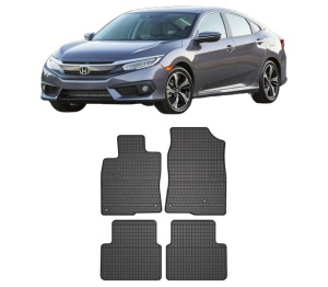 Set covorase presuri HONDA CIVIC X Hatchback (FC_, FK_) din 2017-2022, auto, din cauciuc thermoplastic, HONDA - Img 2