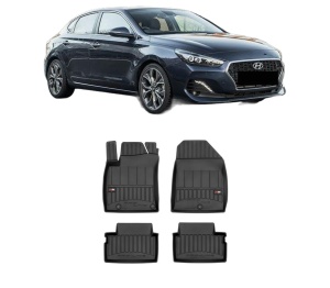 Set covorase presuri HYUNDAI i30 FASTBACK (PDE, PDEN) din 2017-2022, auto, din cauciuc thermoplastic, HYUNDAI - Img 2