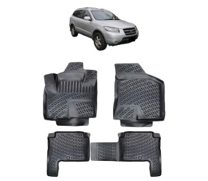 Set covorase presuri HYUNDAI SANTA FE II din 2006-2012, auto, din cauciuc thermoplastic - Img 7