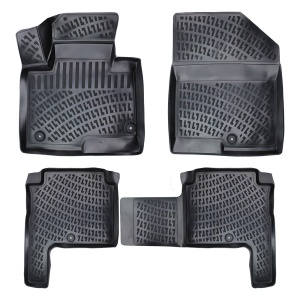 Set covorase presuri HYUNDAI SANTA FE III din 2012-2018, auto, din cauciuc thermoplastic - Img 3