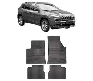Set covorase presuri JEEP CHEROKEE (KL) din 2013-2018, auto, din cauciuc thermoplastic, JEEP - Img 2