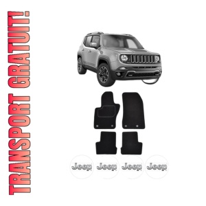Set Covorase Presuri JEEP RENEGADE SUV (BU, B1, BV) din 2014-2018, Auto, Material Textil Mocheta, JEEP