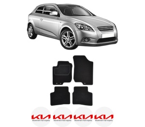 Set Covorase Presuri KIA CEE'D Hatchback (ED) din 2006-2012, Auto, Material Textil Mocheta, KIA - Img 2
