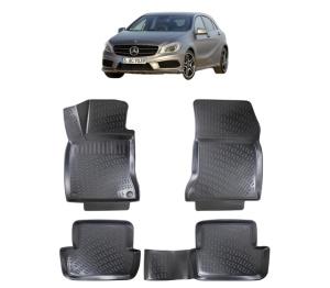 Set covorase presuri MERCEDES A CLASS W176 din 2013-2018, auto, din cauciuc thermoplastic - Img 2