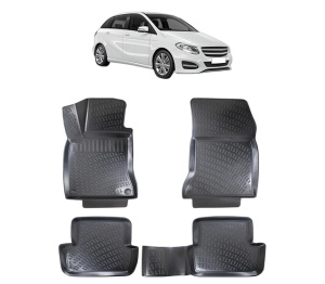 Set covorase presuri MERCEDES B CLASS W246 din 2011-2018, auto, din cauciuc thermoplastic - Img 2