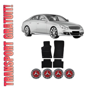 Set Covorase Presuri MERCEDES-BENZ CLS (C219) din 2004-2010, Auto, Material Textil Mocheta, MERCEDES-BENZ
