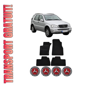 Set Covorase Presuri MERCEDES-BENZ M-CLASS (W163) din 1998-2005, Auto, Material Textil Mocheta, MERCEDES-BENZ