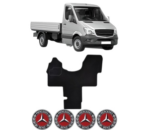 Set Covorase Presuri MERCEDES-BENZ SPRINTER 3-t Platform/Chassis (B906) din 2006-2018, Auto, Material Textil Mocheta, MERCEDES-BENZ - Img 2