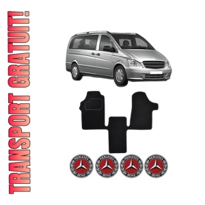 Set Covorase Presuri MERCEDES-BENZ VITO Bus (W639) din 2003-2014, Auto, Material Textil Mocheta, MERCEDES-BENZ