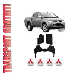 Set Covorase Presuri MITSUBISHI L200 / TRITON (KA_T, KB_T) din 2005-2015, Auto, Material Textil Mocheta, MITSUBISHI