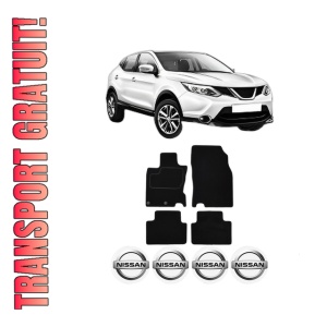 Set Covorase Presuri NISSAN QASHQAI II (J11, J11_) din 2013-2014, Auto, Material Textil Mocheta, NISSAN