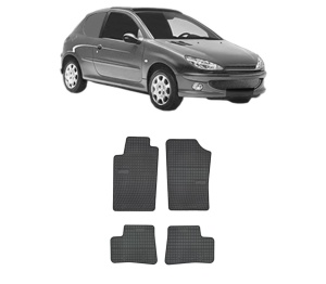 Set covorase presuri PEUGEOT 206 Van din 2001-2009, auto, din cauciuc thermoplastic, PEUGEOT - Img 2