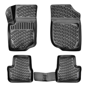 Set covorase presuri PEUGEOT 207 din 2006-2014, auto, din cauciuc thermoplastic - Img 3