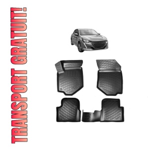 Set covorase presuri PEUGEOT 208 II din 2019, auto, din cauciuc thermoplastic - Img 8