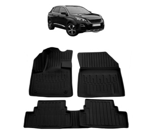 Set covorase presuri PEUGEOT 3008 din 2016, auto, din cauciuc thermoplastic - Img 2