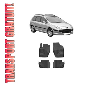 Set covorase presuri PEUGEOT 307 Break (3E) din 2002-2009, auto, din cauciuc thermoplastic, PEUGEOT