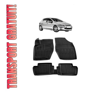 Set covorase presuri PEUGEOT 307 din 2001-2008, auto, din cauciuc thermoplastic