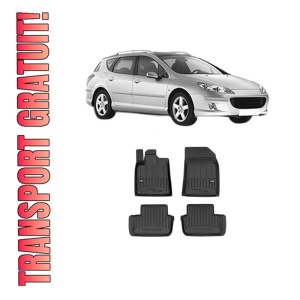 Set covorase presuri PEUGEOT 407 SW (6E_, 6D_) din 2004-2010, auto, din cauciuc thermoplastic, PEUGEOT