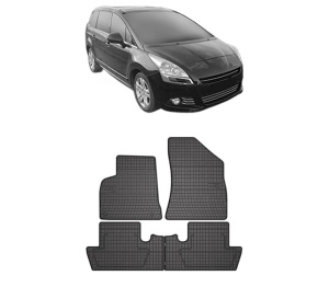 Set covorase presuri PEUGEOT 5008 I Van (0U_) din 2009-2017, auto, din cauciuc thermoplastic, PEUGEOT - Img 2