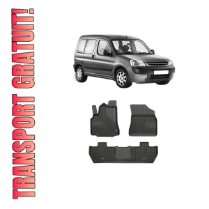 Set covorase presuri PEUGEOT PARTNER TEPEE din 2008-2018, auto, din cauciuc thermoplastic, PEUGEOT