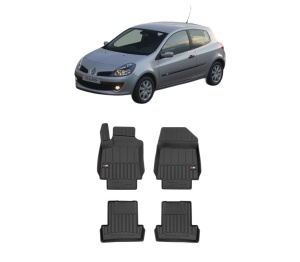 Set covorase presuri RENAULT CLIO III (BR0/1, CR0/1) din 2005-2014, auto, din cauciuc thermoplastic, RENAULT - Img 2