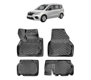 Set covorase presuri RENAULT KANGOO din 2015-2021, auto, din cauciuc thermoplastic - Img 2