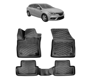 Set covorase presuri RENAULT MEGANE 4 SEDAN din 2016, auto, din cauciuc thermoplastic - Img 2