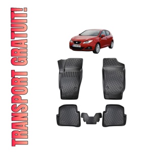 Set covorase presuri SEAT IBIZA IV din 2008-2017, auto, din cauciuc thermoplastic