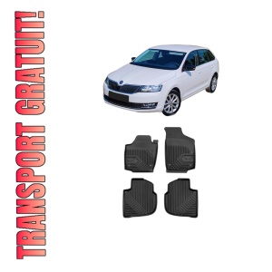 Set covorase presuri SKODA RAPID (NA2) din 2011-2013, auto, din cauciuc thermoplastic, SKODA