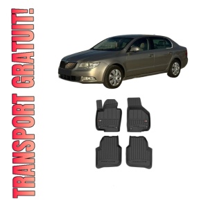 Set covorase presuri SKODA SUPERB II Estate (3T5) din 2009-2015, auto, din cauciuc thermoplastic, SKODA