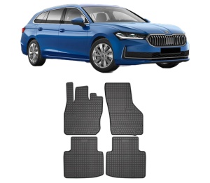 Set covorase presuri SKODA SUPERB IV (NZ3) din 2023-2025, auto, din cauciuc thermoplastic, SKODA - Img 2