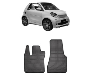 Set covorase presuri SMART FORTWO Convertible (453) din 2015-2016, auto, din cauciuc thermoplastic, SMART - Img 2