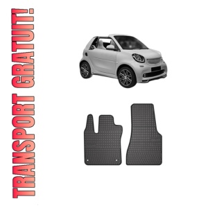 Set covorase presuri SMART FORTWO Convertible (453) din 2015-2016, auto, din cauciuc thermoplastic, SMART