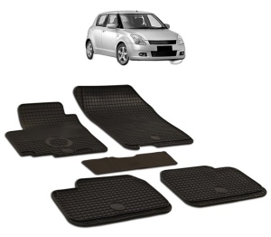 Set covorase presuri SUZUKI SWIFT din 2004-2017, auto, din cauciuc thermoplastic - Img 2