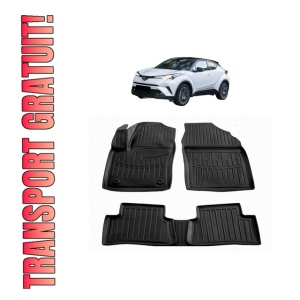 Set covorase presuri TOYOTA C-HR din 2016-2023, auto, din cauciuc thermoplastic - Img 8