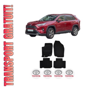 Set Covorase Presuri TOYOTA RAV 4 IV (_A4_) din 2012-2019, Auto, Material Textil Mocheta, TOYOTA
