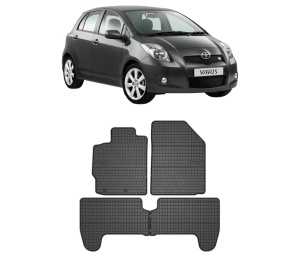 Set covorase presuri TOYOTA YARIS (_P9_) din 2005-2014, auto, din cauciuc thermoplastic, TOYOTA - Img 2