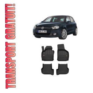 Set covorase presuri Volkswagen GOLF VI din 2004-2013, auto, din cauciuc thermoplastic, Volkswagen