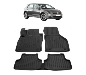 Set covorase presuri VOLKSWAGEN GOLF VII din 2012-2020, auto, din cauciuc thermoplastic - Img 2