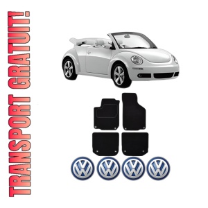 Set Covorase Presuri Volkswagen NEW BEETLE Convertible (1Y7) din 2002-2010, Auto, Material Textil Mocheta, Volkswagen