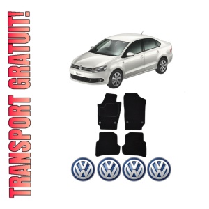 Set Covorase Presuri Volkswagen POLO V Saloon (602, 604, 612, 614) din 2010-2022, Auto, Material Textil Mocheta, Volkswagen
